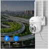 Wireless 3MP PTZ Digital Zoom CCTV Wifi IP Video Surveillance Camera Security System 2 Way Audio Outdoor Full Night Kit