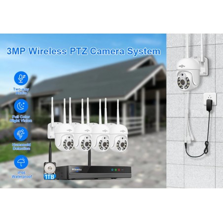 copy of 3MP WIFI Camera In/Outdoor  5X Digitial Zoom PTZ IP Cameras